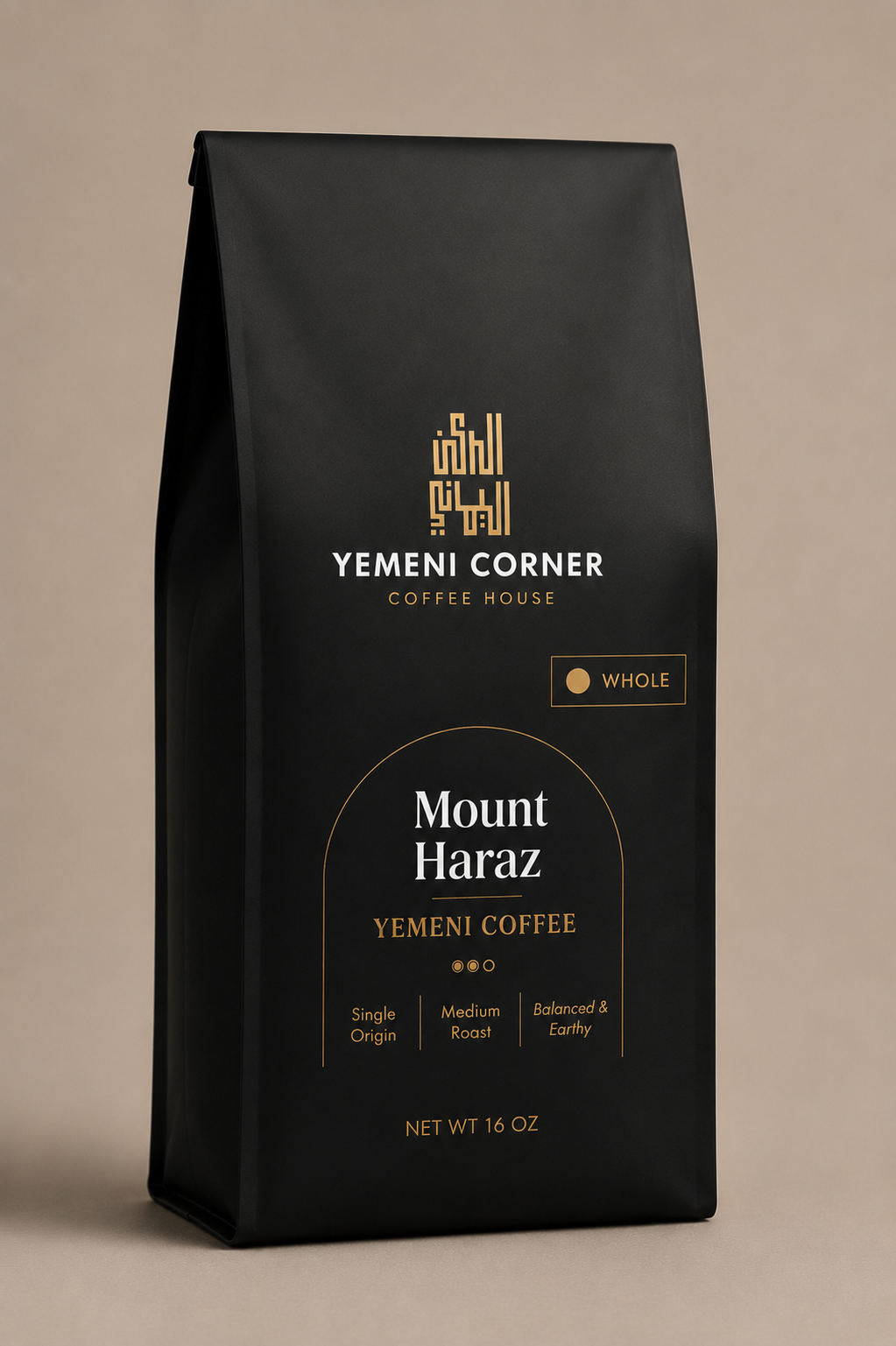 Yemeni Corner Signature Blend whole bean coffee bag